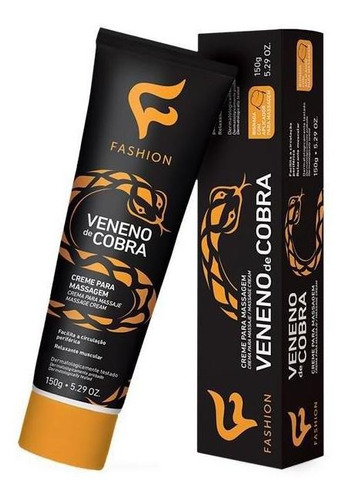  Kit Com 3 Creme Massageador Veneno De Cobra 150g - Fashion