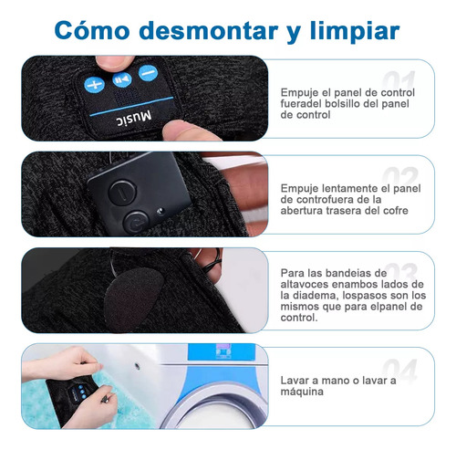 Unisex Antifaces Gafas Para Dormir Bluetooth Con Auriculares