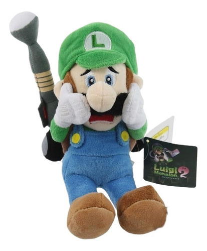 Super Mario Luigi's Mansion 2 Luigi Peluche Muñeca Regalo