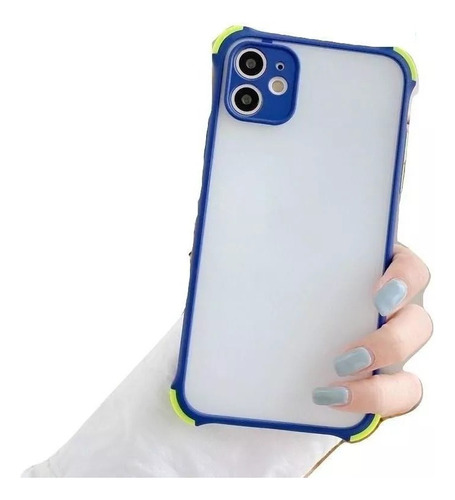 Funda Skin A42 Bordes Y Botones De Colores Punta Reforzada