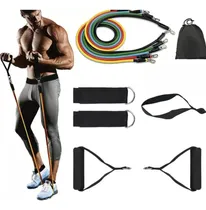 Comprar Set  Bandas De Resistencia  Crossfit Ejercicios  Casa 11 Pz