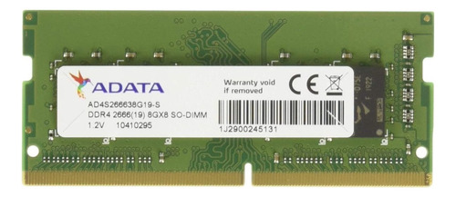 Memoria RAM Premier color verde 8GB 1 Adata AD4S266638G19-S