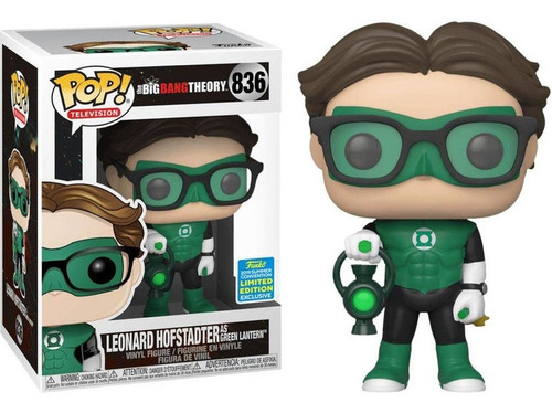 Funko Leonard De Lanterna Verde Big Bang Theory 836 Limited