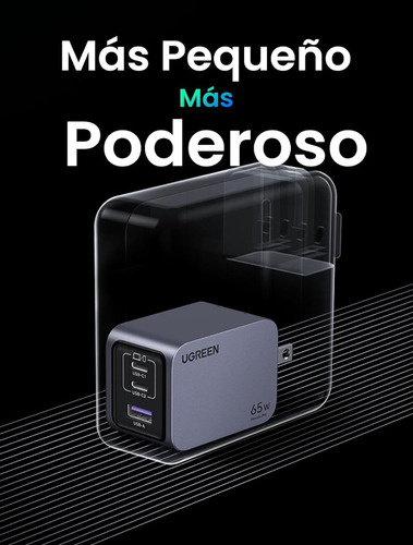 Cargador Ugreen Nexode Pro 65w