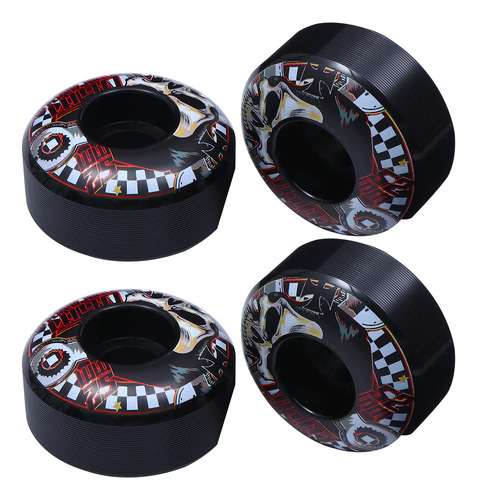 Ruedas De Skate Street Wheels Con Forma De Calavera De Poliu