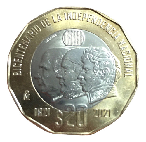Monedas De 20 Pesos, Bicentenario Independencia Nacional