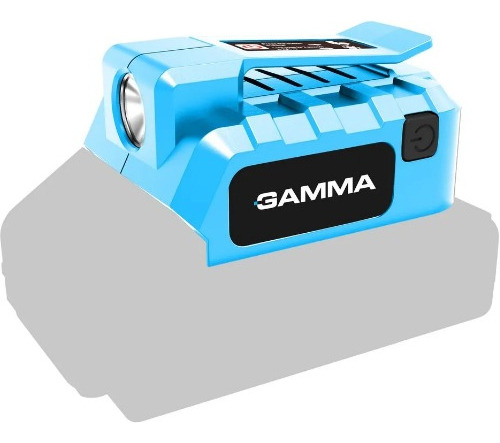Linterna Led Y Cargador Usb A Batería Gamma - G12421ar