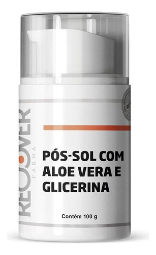 Creme pós-sol Recover Farma Pós Sol Sunless de 100mL por 100g