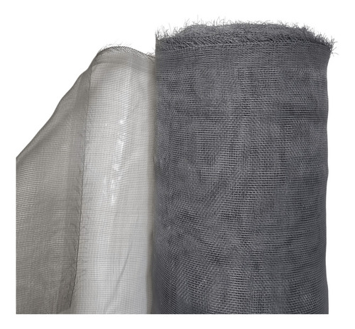 Tela Nylon Cinza 3x9 Metros Para Insetos E Mosquitos