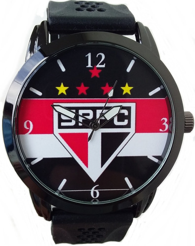 Kit 3 Relógios Esportivos São Paulo Pulso Masculino Barato Promoção Oferta Melhor Preço