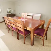 Comprar Juego De Comedor En Madera Maciza- 8 Sillas- Mesas- Sillas