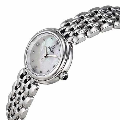 Reloj Bulova Diamond 96p122 Mujer Original Agente Oficial