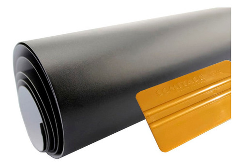 10 Mt De Vinil Negro Mate Avery 61cm
