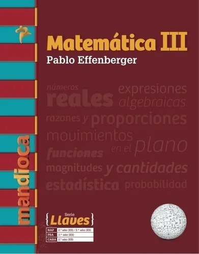 Matemtica 3 Llaves Pablo Effenberger Mandioca Oiuuuys