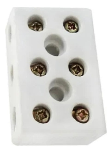 Kit 10 Conectores Porcelana Chuveiro 50a/600v 3 Polos 10mm