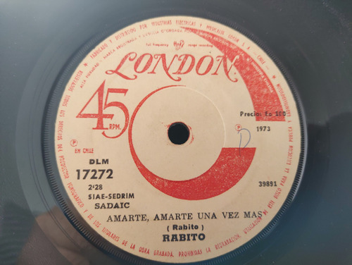 Vinilo Single De Ratito Amarte ( D-120