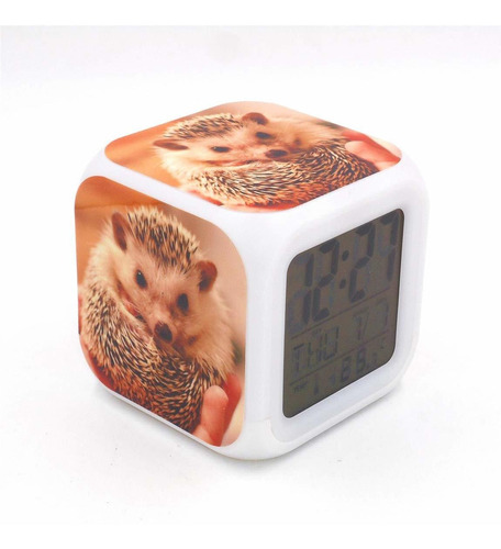 Boway Reloj Despertador Digital Con Luces Led (3.0 in), Colo