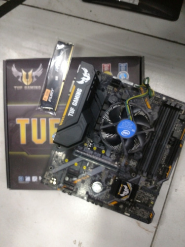 Kit Placa Mãe Asus B360 Plus Tuf Gamer + Intel Core I5 9400f