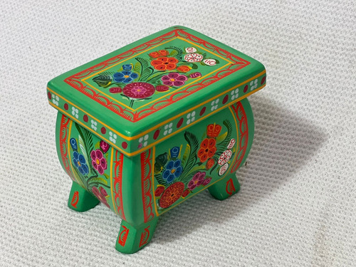 Artesanía De Olinalá -marranita Miniatura- .007