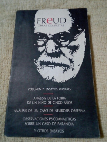 Freud, Obras Completas,volumen 7 Ensayos