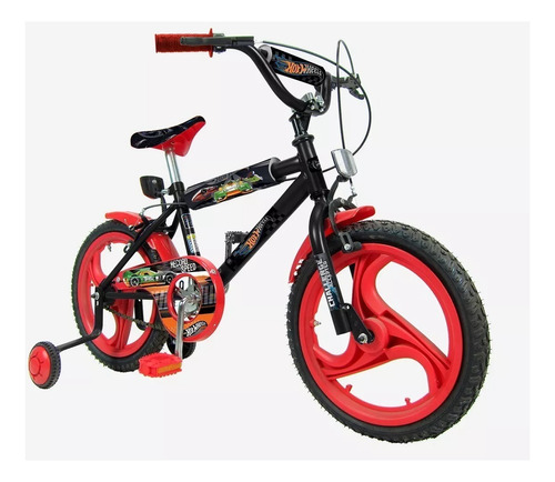 Bicicleta Infantil Rodado 16  Hot Wheels Original 