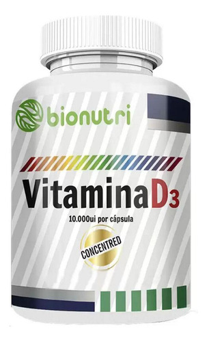 Vitamina D3 10.000ui - (60 Capsulas) - Bionutri