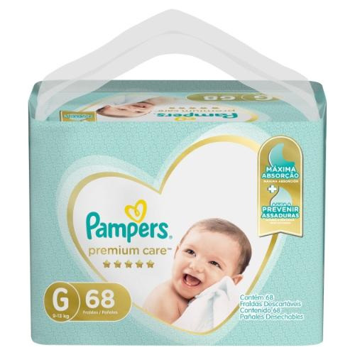 Pampers Premium Care Bag G 68 Pañales