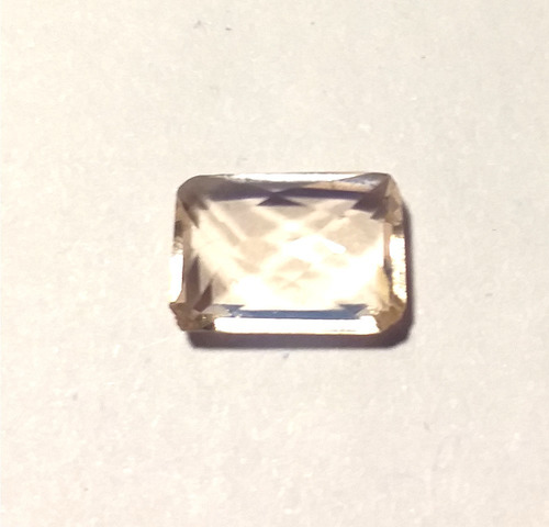 Zafiro Rosa Corte Octogonal 10,1 X 7,1 X Prof 4,1 Mm***