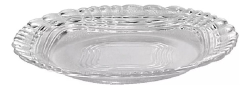 Wheaton Crystal Line Plato Postre