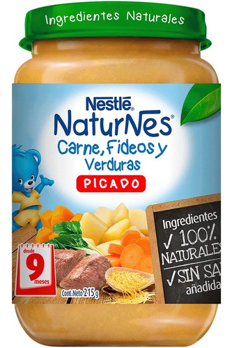 Picado Nestle Carne Y Verduras 215gr(3 Unidad)super