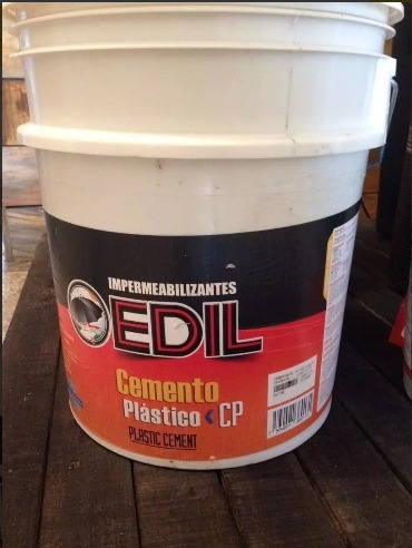 Cemento Plastico Edil (cuñete 5galones) Oferta