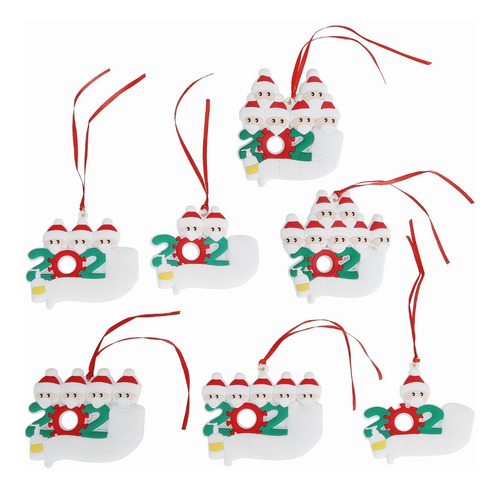 7pcs Bendiciones De Bricolaje Órnamento De Navidad