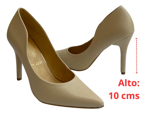 Imagen 6 de 8 de Zapatilla Dama Felipe Rentería Stiletto Tacón Aguja