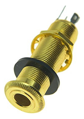 Cable Jack Estéreo Para Guitarra/bajo - 4 Pines Oro