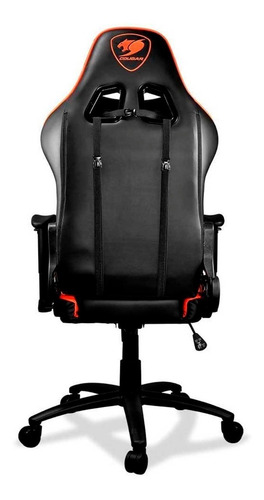 Imagen 5 de 8 de Silla Gamer Cougar One Negro/naranja One Reclinable