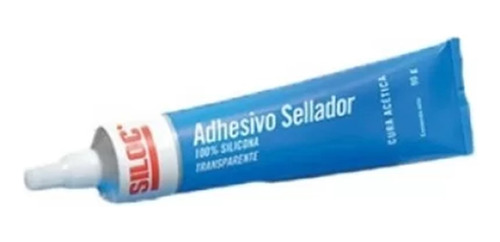 Adhesivo Sellador Siloc Silicona Blanco 25 Gramos