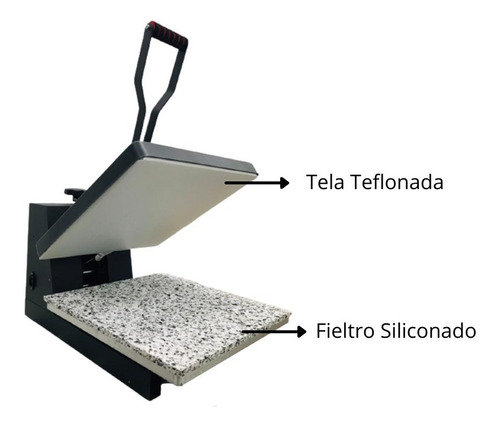 Plancha Sublimadora Addacor 38x38 Estampadora Y Transfer 