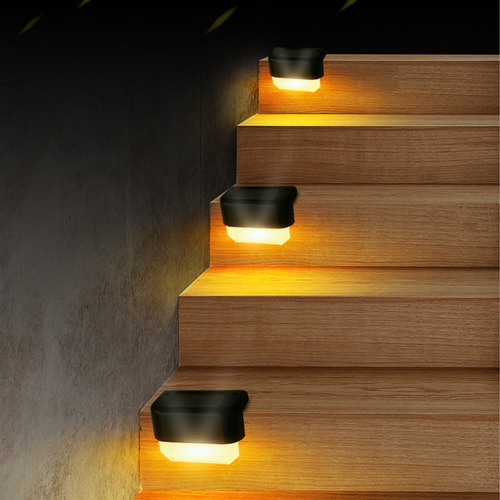 Luces Solares Para Vallas Exteriores, Césped, A Prueba De Ll