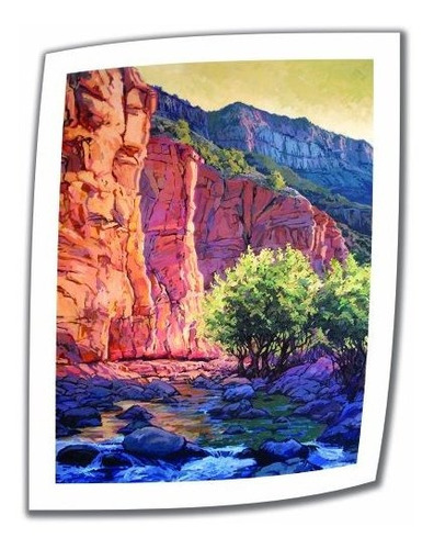 Almohadas Para Tina De Ba Art Wall The West Fork 36 By 28-in