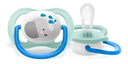 Chupete Silicona Avent Ultra Air 0-6m Animals Elefante 