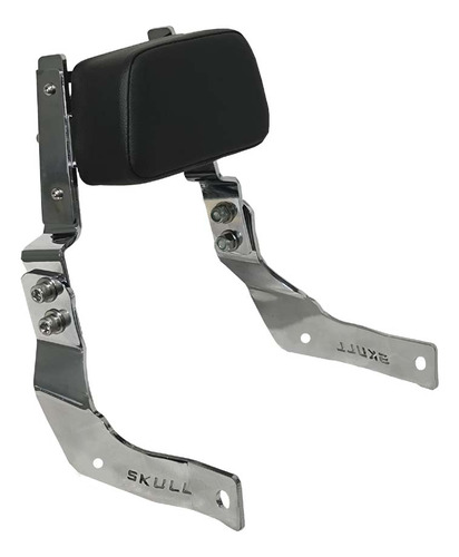 Sissy Bar Drag Star Yamaha (fixo Baixo) Cromado Cor Cromado Escudo Skull