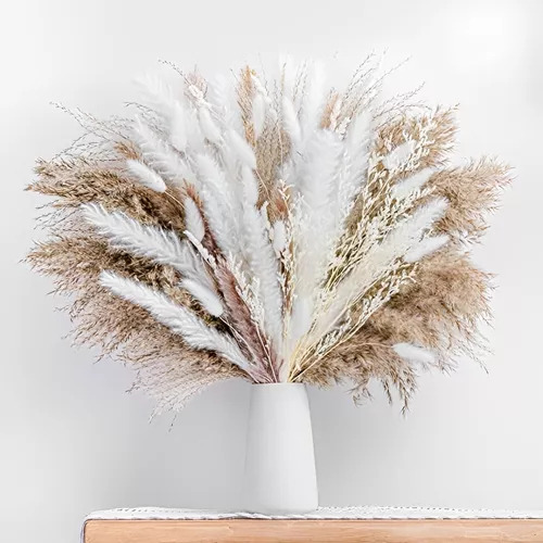 Heaimo 86pcs Ramo De Hierba De Pampas Secas Naturales