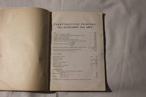 Fiat 640n Y 640 Rn 1949 Manual De Uso Y Manutencion (Usado)