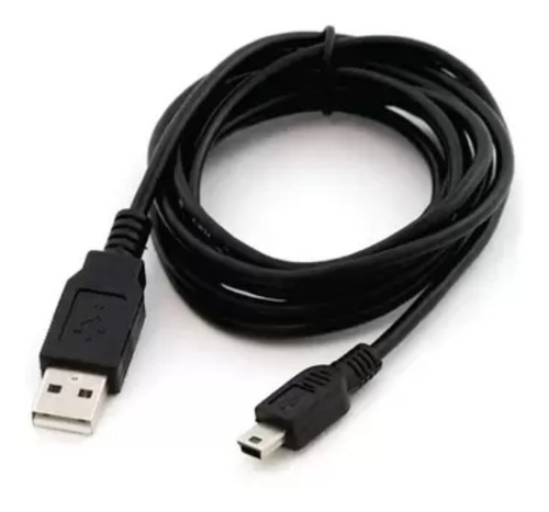 Cabo Mini Usb V3 P/ Ps3 Calta Velocidade 1.8 Metros Cor Preto