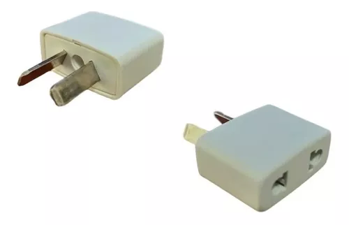 Adaptador Enchufe Americano Pata Recta Y Redonda A Oblicua - DIGITOSHOP