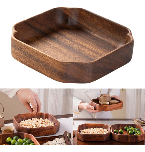 Bandeja De Madera De Para Servir, Frutero, Bandeja Multiusos