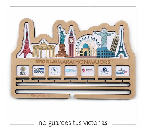 Medallero Marathon / Porta Medallas