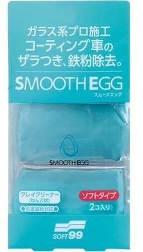 Clay Bar Smooth Egg Macia Com 2 Unidades 50g Soft99