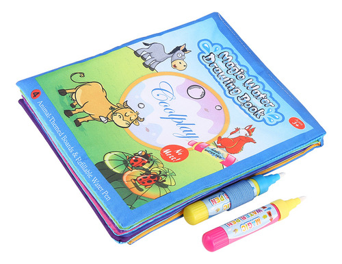 Libro De Tela De Pintura Para Colorear Mágico Para Niños Con