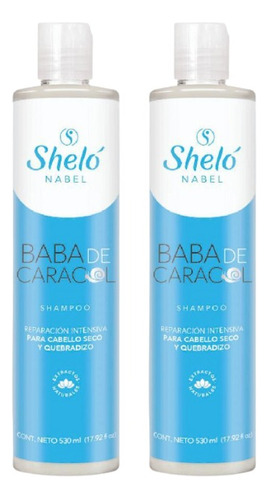 2 Pack Shampoo Baba De Caracol Shelo